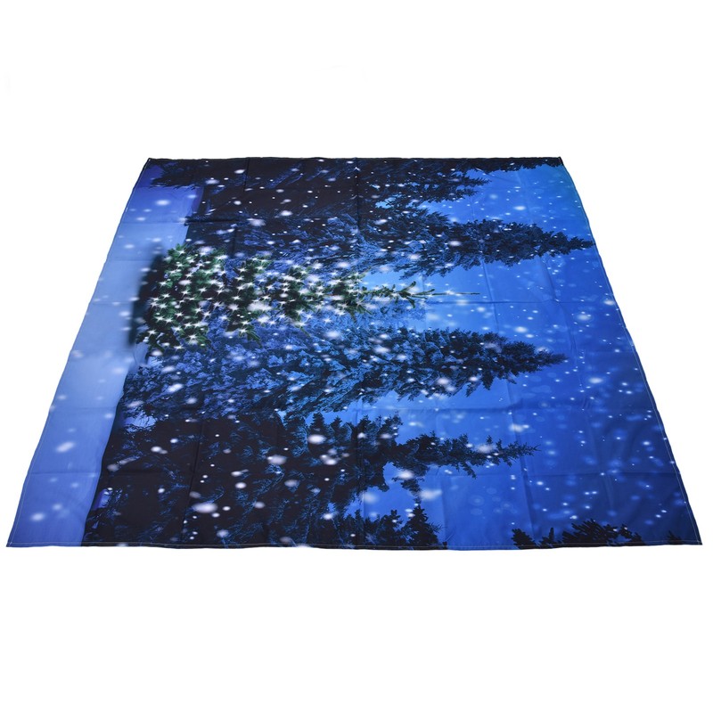 Christmas Tapestry Exquisite Christmas Tree Pattern Wall Hanging Blanket for