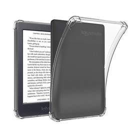 GIOPUEY for Kobo Nia Clear Case - Soft TPU Back Shell, Slim Cover with Airbag Protection, Lightweight, Compatible with Kobo Nia - Transparent