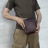 ekavale Men's Leather Shoulder Bag - Shoulder Bag for Men,