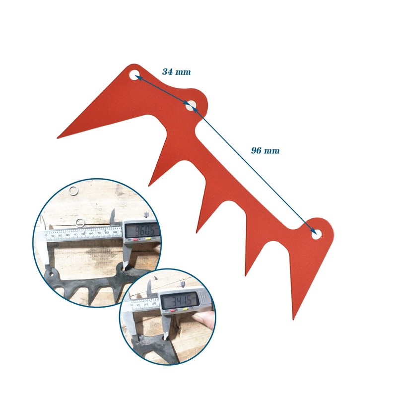 labworkauto Dual Felling Dog Catcher Set Replacement for Stihl 029