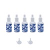 WEAXIO 5pcs Glass Dropper Bottles with 2 Funnels - 1oz/30ml