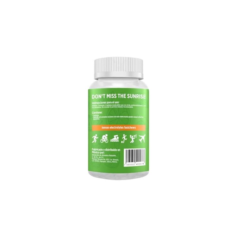 ELECTROLITOS MASTICABLES LIMA-LIMÓN (30 DOSIS)