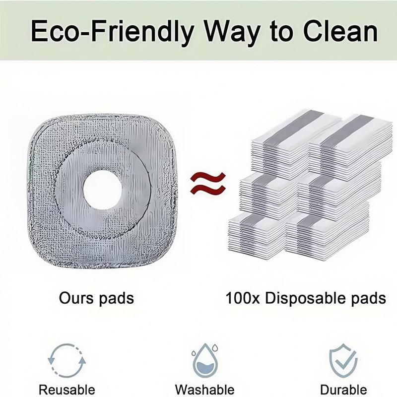 Square Microfiber Mop Pads Refills,Thick Microfiber Pad Refill,Square Micro-fiber Mop