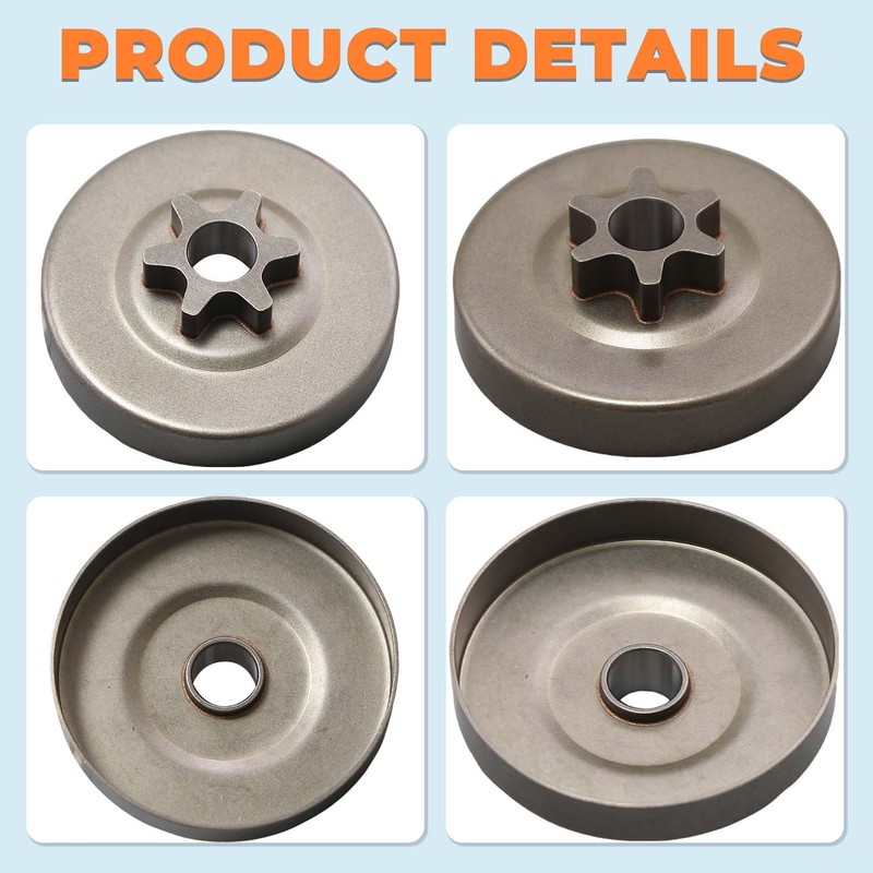 Hyceker 3/8" Picco 6T Clutch Drum Spur Sprocket Bearing Kit