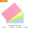 Tamaki Colored Index Cards 3 X 5 Ruled Note Cards