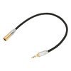 3 Pin Male to 3.5mm Mini XLR Cable 3.5mm Mini