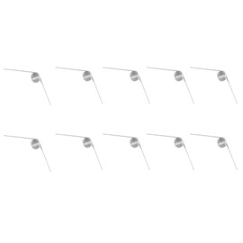 10pcs 60°Deflection Straight Torsion Spring,Stainless Steel Torsion Spring,for DIY Hardware