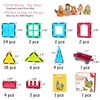 Jasonwell 65pcs Magnetic Tiles Building Blocks Set for Boys Girls