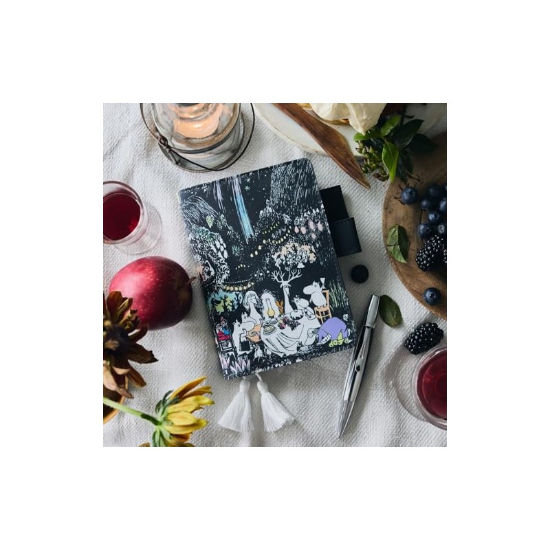 ほぼ日手帳 オリジナル(A6)手帳カバー ムーミン/大パーティの夜