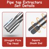 5 Piece NPT Pipe Tap Set, Professional NPT Thread Forming
