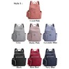 GFM® Womens Nylon Waterpoof Backpack Rucksack - S1-Grey- (NBKP-8532-BH)