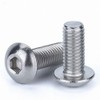 Tooloflife Button Head Allen Socket Bolts A2/304 Stainless Steel Screws