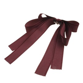 VINGTAINE H7192 Long Ribbon, Hair Cuff, Pony Hook, Hair Hook, Hair Ties, Hair Accessories, wine