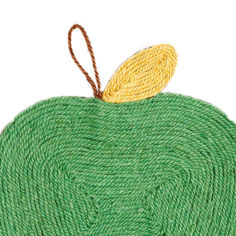 Cat Scratcher Pad Sisal Material Wearproof Large Space Cute Shape