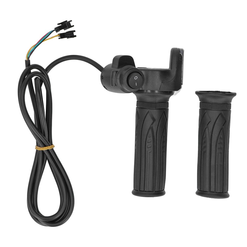 1 Pair Electric Bike Throttle Grip Rubber Twist Throttle Grips