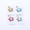 Girls Shiny Glitter Star Hair Clip - Silver