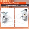 Mhrxusd 83.130000.01 Carburetor Replacement for Champion for GEN 3100 3400