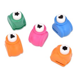 ds. distinctive style Mini Papierstanzformen motivlocher 5 Stück Bastelstanzer Lochstanzer für Scrapbooking