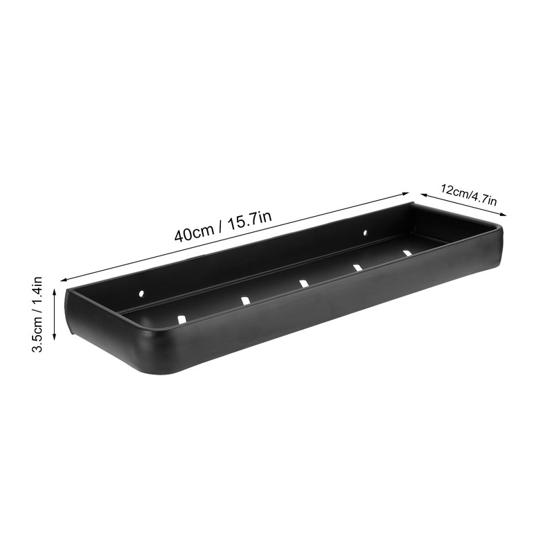 40cm Wall Mounted Storage Rack Wall Shelf Seasoning Organizer for