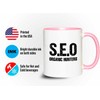 SEO 2Tone Pink Mug 11oz - organic havnter - Researcher