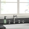 SDlumeiy 18 oz Dark Green Thick Glass Soap Dispenser with