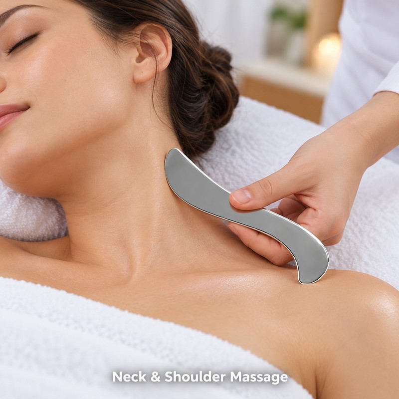 Stainless Steel Gua Sha Massage Tool for Body Care –