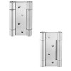 4-inch Double-Acting Spring Door Hinges, Heavy-Duty Ball-Bearing self-Closing Stainless Steel