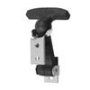 Coshar 2Pcs Stainless Steel Flexible Drawer Latches Rubber Flexible T-Handle