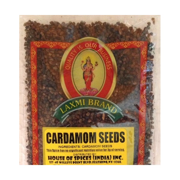 Indian Groceries, Laxmi Cardamom Seeds / 14oz., 400g.