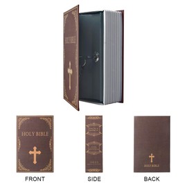 Storage Book, Safe Storage Box, Dictionary, Secret Safe, Tin with Security Combination Lock / Key Redirection Book, Hidden Safe