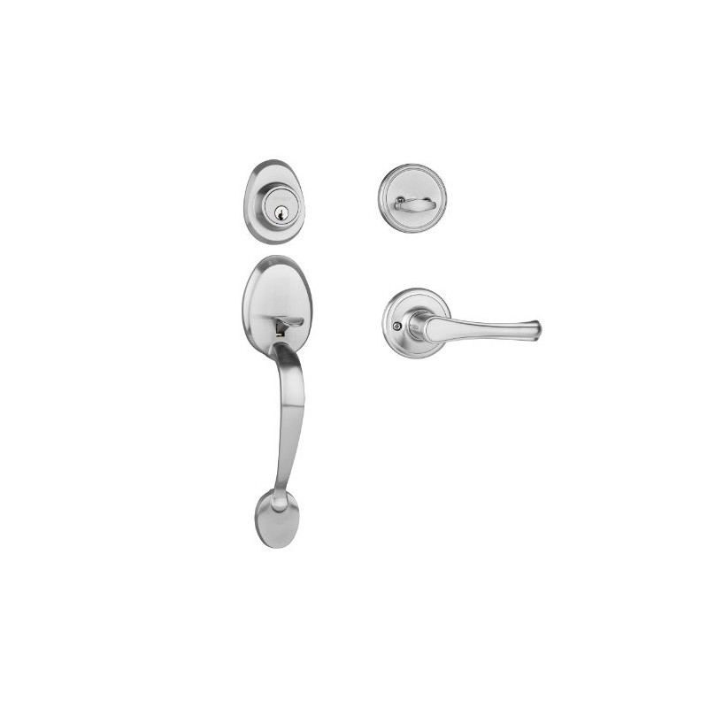 Dynasty Hardware COL-VAI-100-15 Colorado Front Door Handle Set with Vail