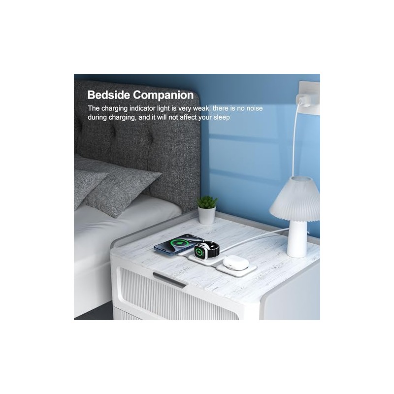 UCOMX 3 in 1 Charging Station for Multple Devices,Foldable 3