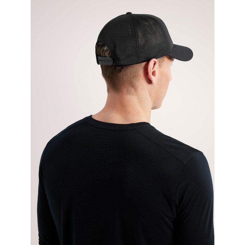 Arc'teryx X000007764 Bird Trucker Curved Cap, Black, One Size, Black