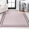 JONATHAN Y Machine Washable Indoor Area Rug 8X10 Light Purple/Dark