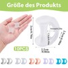 Oiieco Pack of 10 Toe Separators, Gel Toe Separators, for