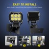 Nilight - 90026B 2PCS Jeep JK A-Pillar Windshield Hinge Mounting