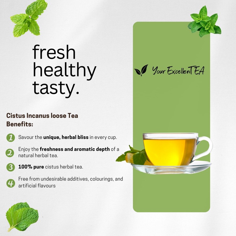 Your ExcellenTEA - Cistus Incanus Herbs Loose Tea Loose Leaf