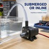 Mini 240L/H Brushless Submersible Water Pump, 12V 4.8W / 24V