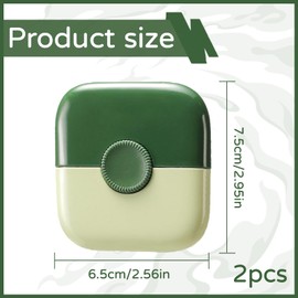 hinbkenla hinbkenla 2 Pcs 2 in 1 Split Ends Hair Trimmer,Razor Combs for Hair Cutting Women,Dead Ends Hair Trimmer,Split Ends Trimmer,Split End Trimmer for Hair Cutting Women(White,Green)