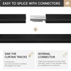 Ceiling Curtain Track, Curtain Track with Roller Hooks, 6ft -