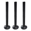 3 Pack Black Pipe Covers, 3 Pieces Pipe Collars, 200mm