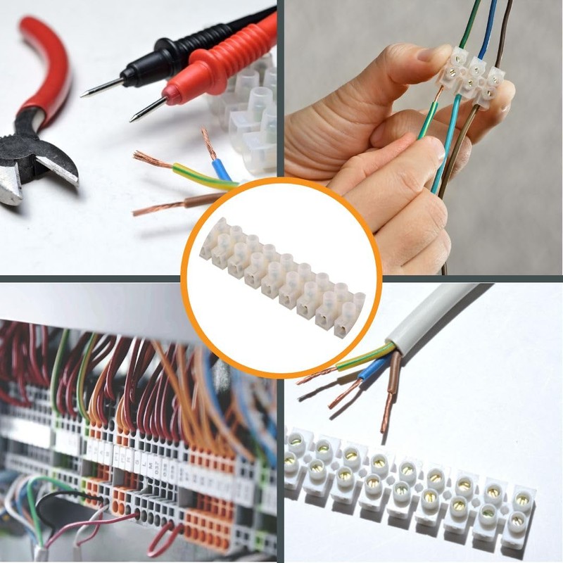 GTSE 10 Pack of 12 Way 5 Amp Electrical Connector