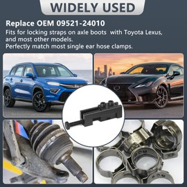 CV Boot Clamp Pliers Compatible with Toyota Lexus etc,Drive Shaft Axle Boot Clamp Tool,CV Joint Axle Single Ear Hose Drive Shaft Clamping Tool OEM 09521-24010