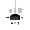 D'Addario(PW-MSAST-01)Mic Stand Accessory System-Gear Tray,Black