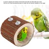 Bird Tree Hole Nest Small Pet Natural Wooden Toy Hideaway