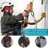 Locking Carabiner Clip, Aluminum Alloy D Shape Keychain Hook, Key