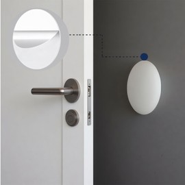 FixItRight Replacement Adhesive Pads for 3.15" Door Stoppers, 10PCS Strong Self-Adhesive Stickers for Door Stopper Wall Protectors – Heavy Duty Double-Sided Adhesive Pads for Door, Fridge, Toilet