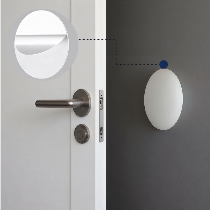 FixItRight Replacement Adhesive Pads for 3.15" Door Stoppers, 10PCS Strong