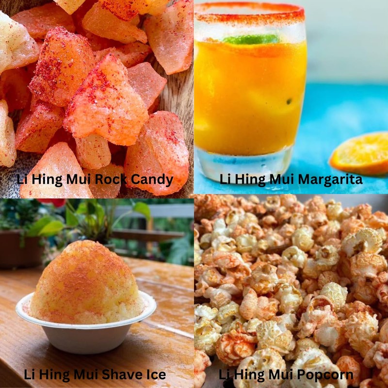 Li Hing Mui Powder Hawaii's Fav Snack Seasoning Red Prune