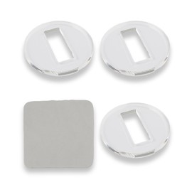 3 Pack 4" Clear Piano Caster Cups (with Dust Cloth) for Grand Pianos and Baby Grand Pianos, Pianos Caster Pianos Leg Floor Protectors Compatible with Hardwood Floor and Carpet